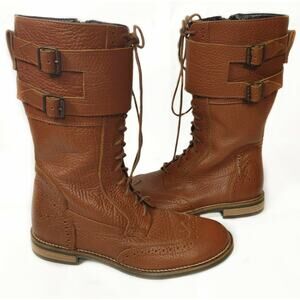 NWOT Swear London Charlotte 4 Lace Up Combat Boot Size 37 US 7